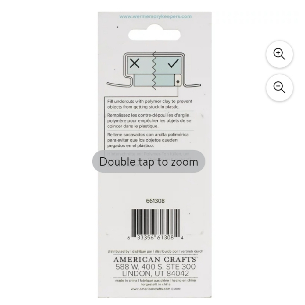 WE R Memory Keepers Mold Press Polymer Clay - Picture 3 of 3